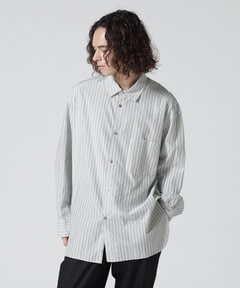 URU/ウル/COTTON CUPRA STRIPE - REGULAR COLLAR SHIRTS | GARDEN ( ガーデン ) | US  ONLINE STORE（US オンラインストア）