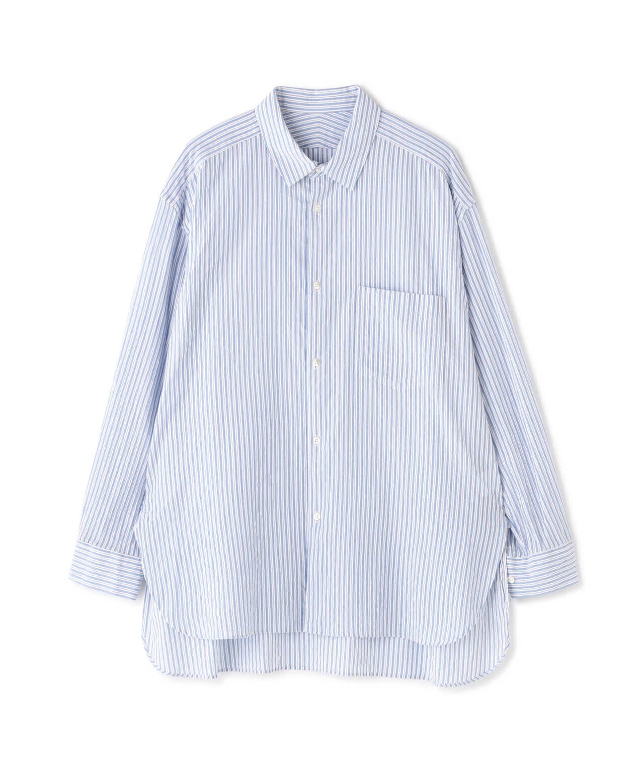 URU/ウル/COTTON CUPRA STRIPE - REGULAR COLLAR SHIRTS | GARDEN ( ガーデン ) | US  ONLINE STORE（US オンラインストア）