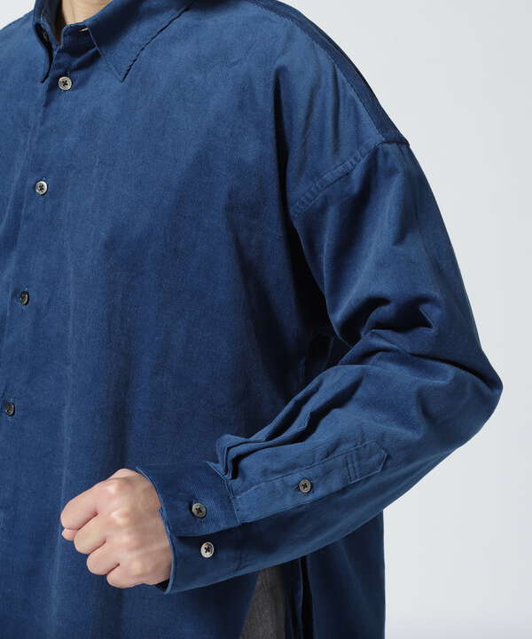 Toironier/トワロニエ/Corduroy Regular Fit Loose Shirts