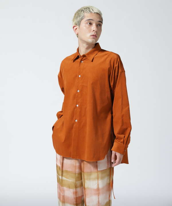 Toironier/トワロニエ/Corduroy Regular Fit Loose Shirts