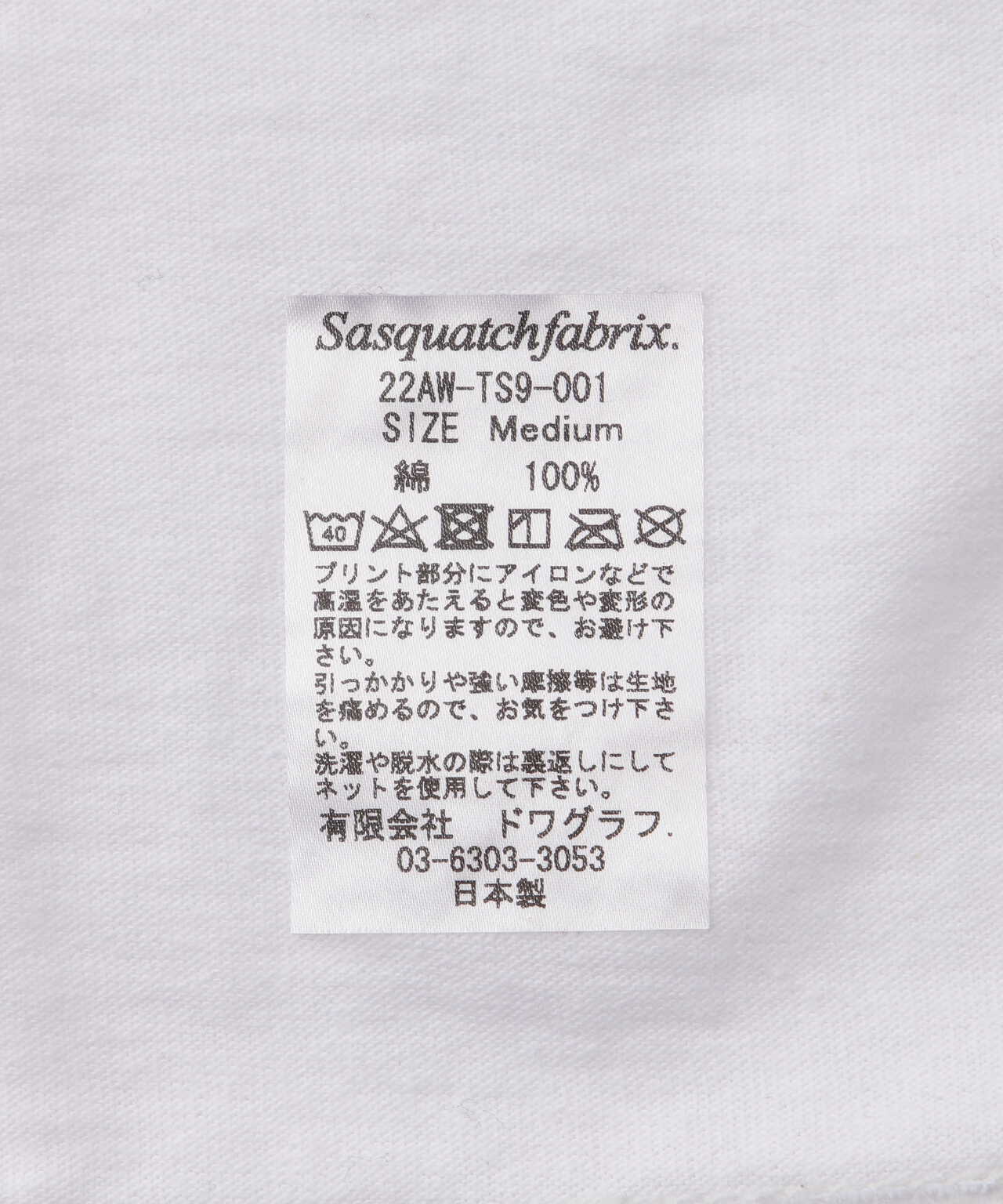 Sasquatchfabrix./サスクワッチファブリックス/横田大集会 L/S T-SHIRT 