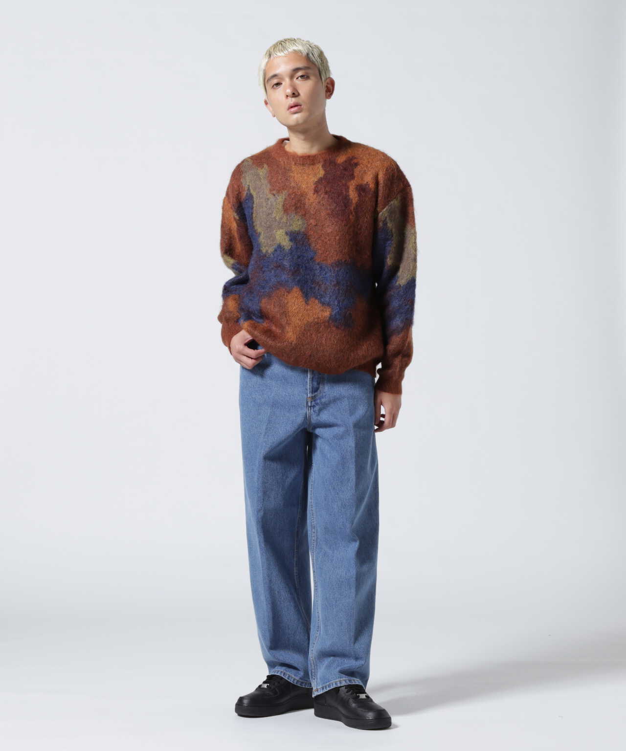 yoke STILL JACQUARD CREWNECK