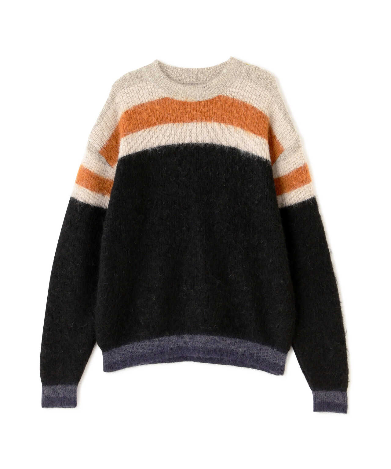 ヨーク22AW STILL BORDER CREWNECK DARK NAVY - ニット/セーター