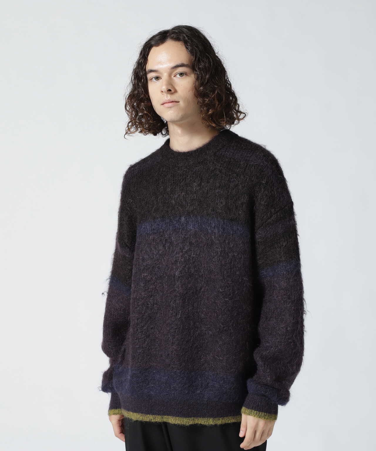 YOKE STILL BORDER CREWNECK ニット-