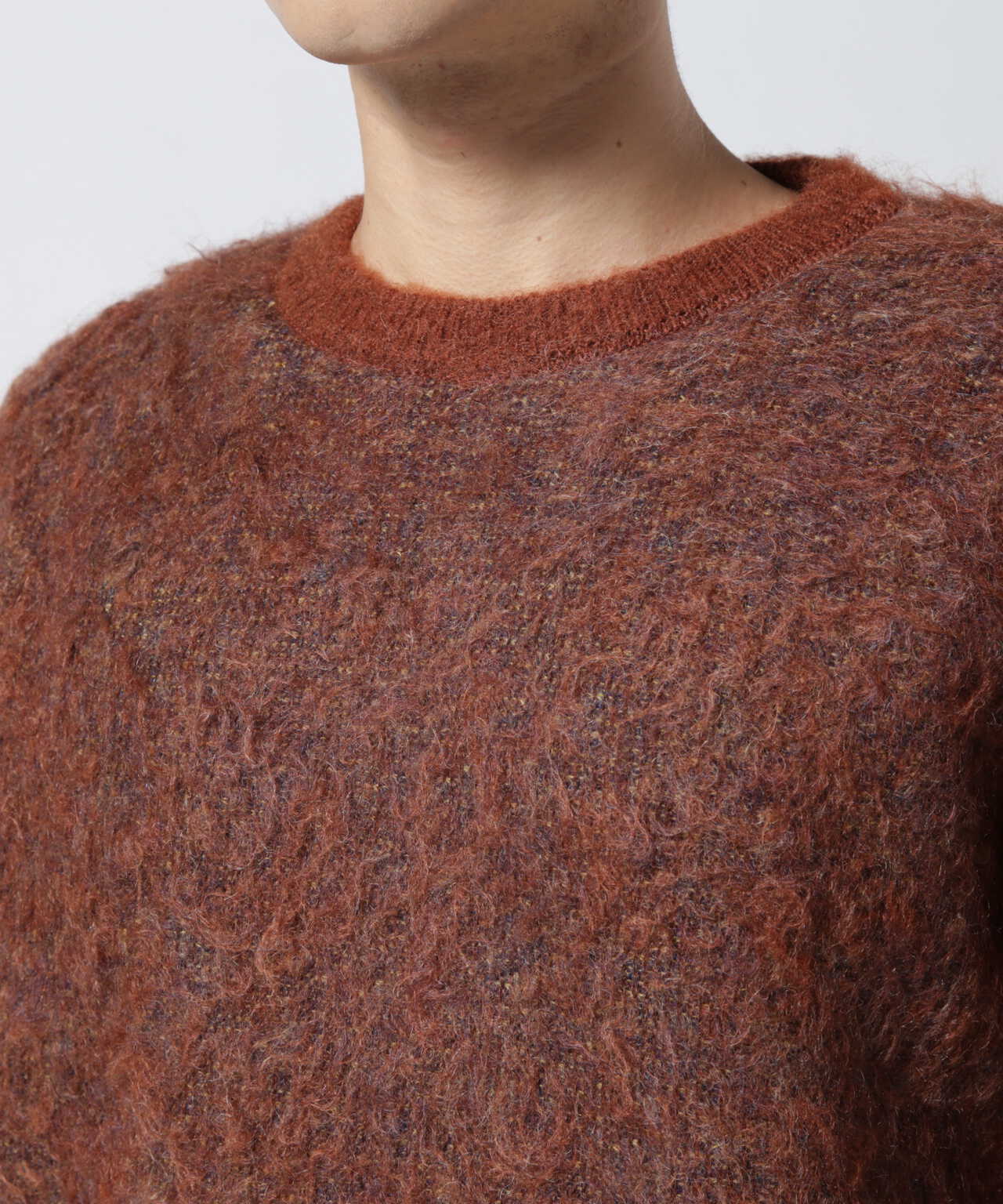 YOKE/ヨーク/4COLOR MIX JACQUARD MOHIAR CREWNECK | GARDEN ...