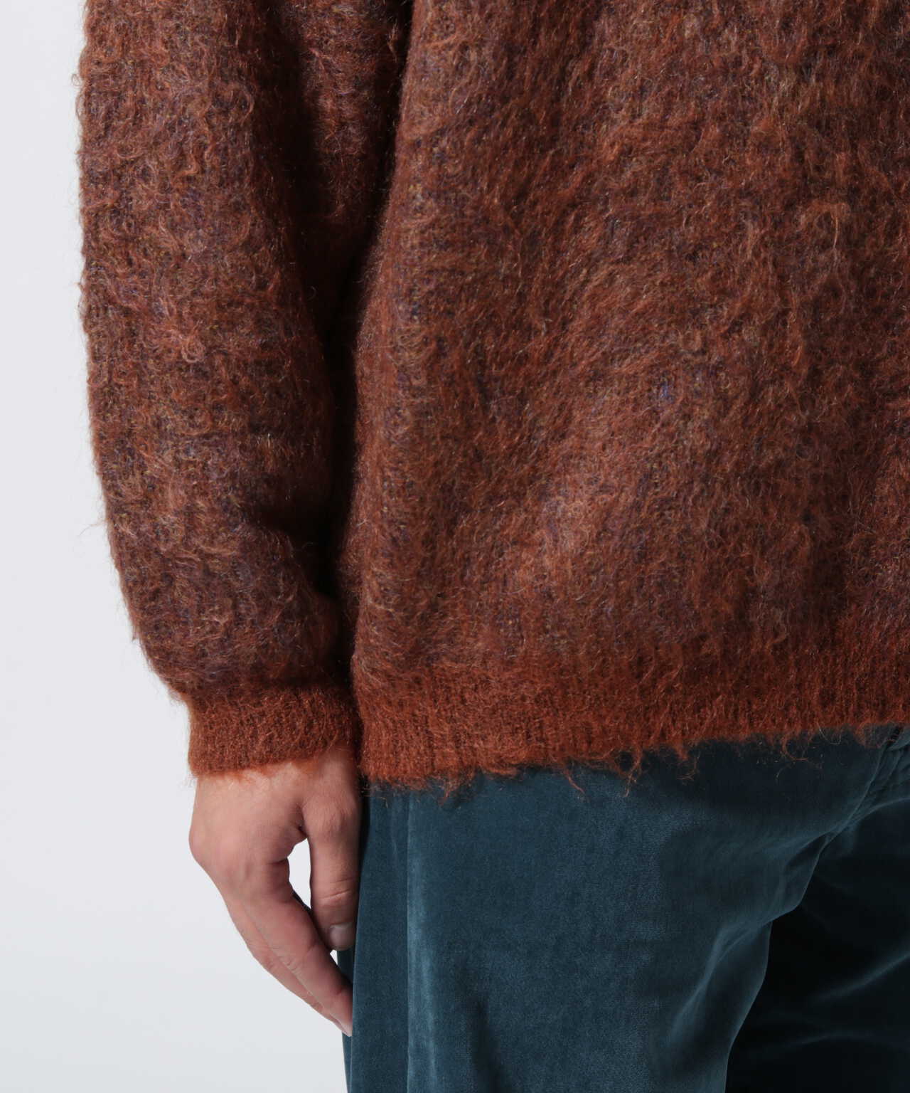 YOKE/ヨーク/4COLOR MIX JACQUARD MOHIAR CREWNECK | GARDEN