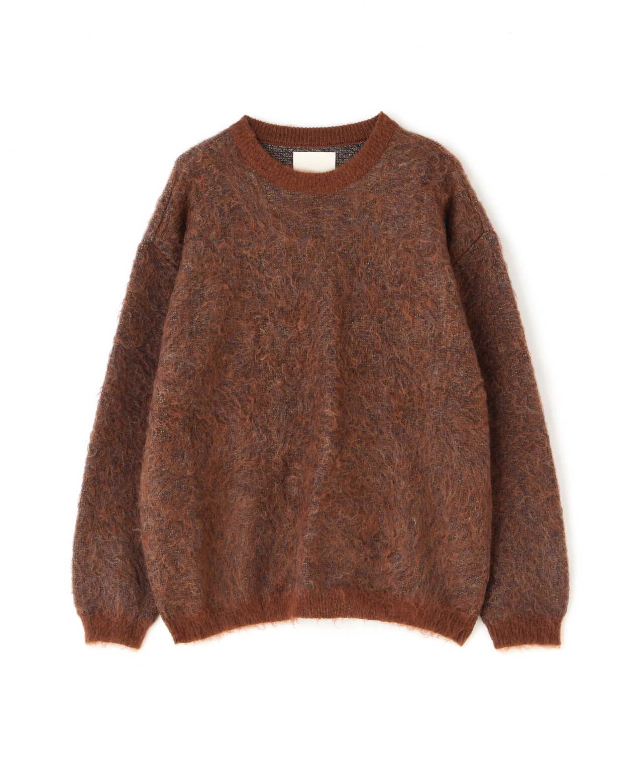 yoke 22aw MIX JACQUARD MOHAIR CREWNECK - ニット/セーター