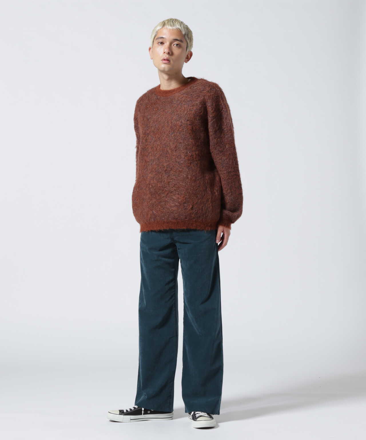 YOKE/ヨーク/4COLOR MIX JACQUARD MOHIAR CREWNECK | GARDEN 