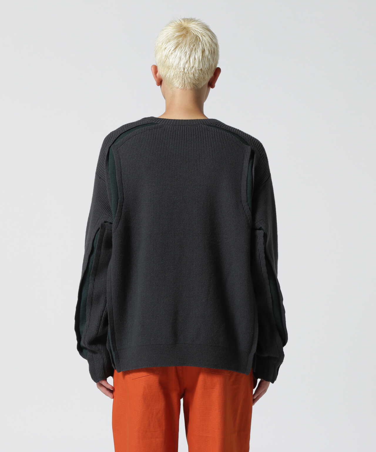 YOKE/ヨーク/Broken Crewneck Sweater | GARDEN ( ガーデン ) | US