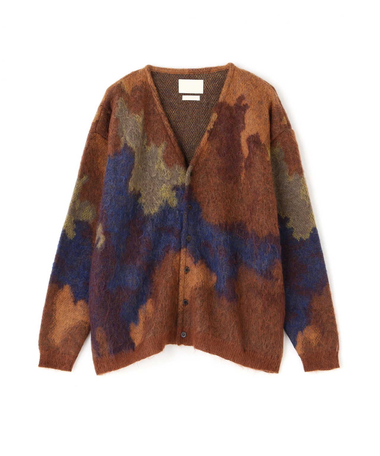 YOKE / STILL JACQUARD CARDIGAN-