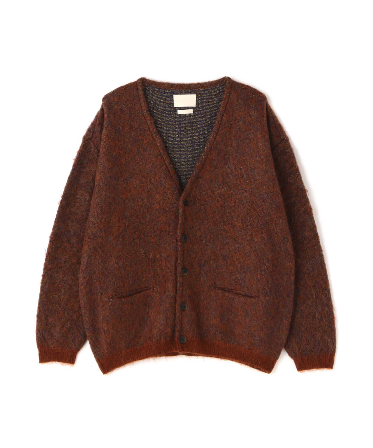 信頼】 カーディガン YOKE 4COLOR MIX JACQUARD MOHAIR CARDIGAN 