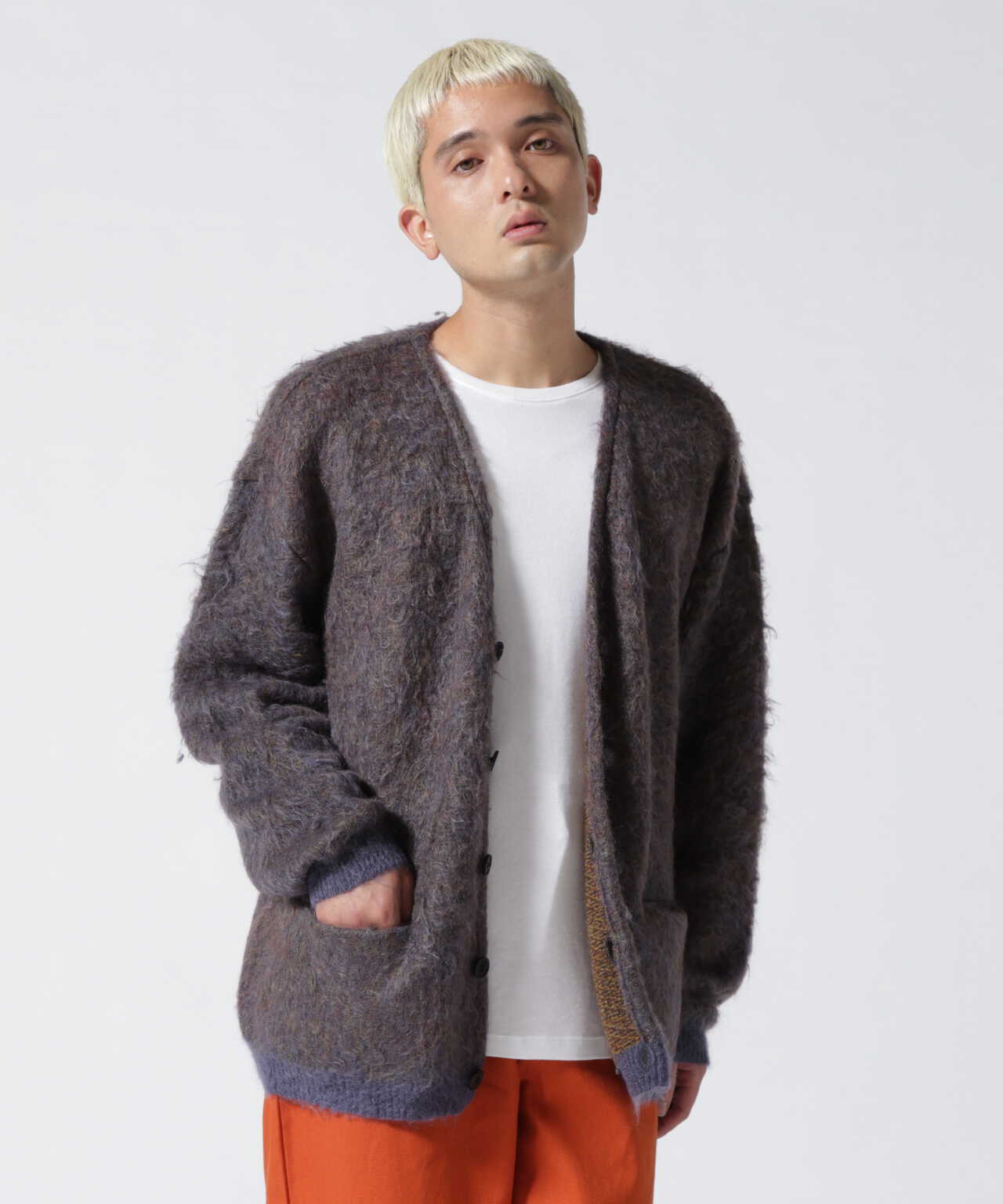 YOKE/ヨーク/4COLOR MIX JACQUARD MOHIAR CARDIGAN | GARDEN