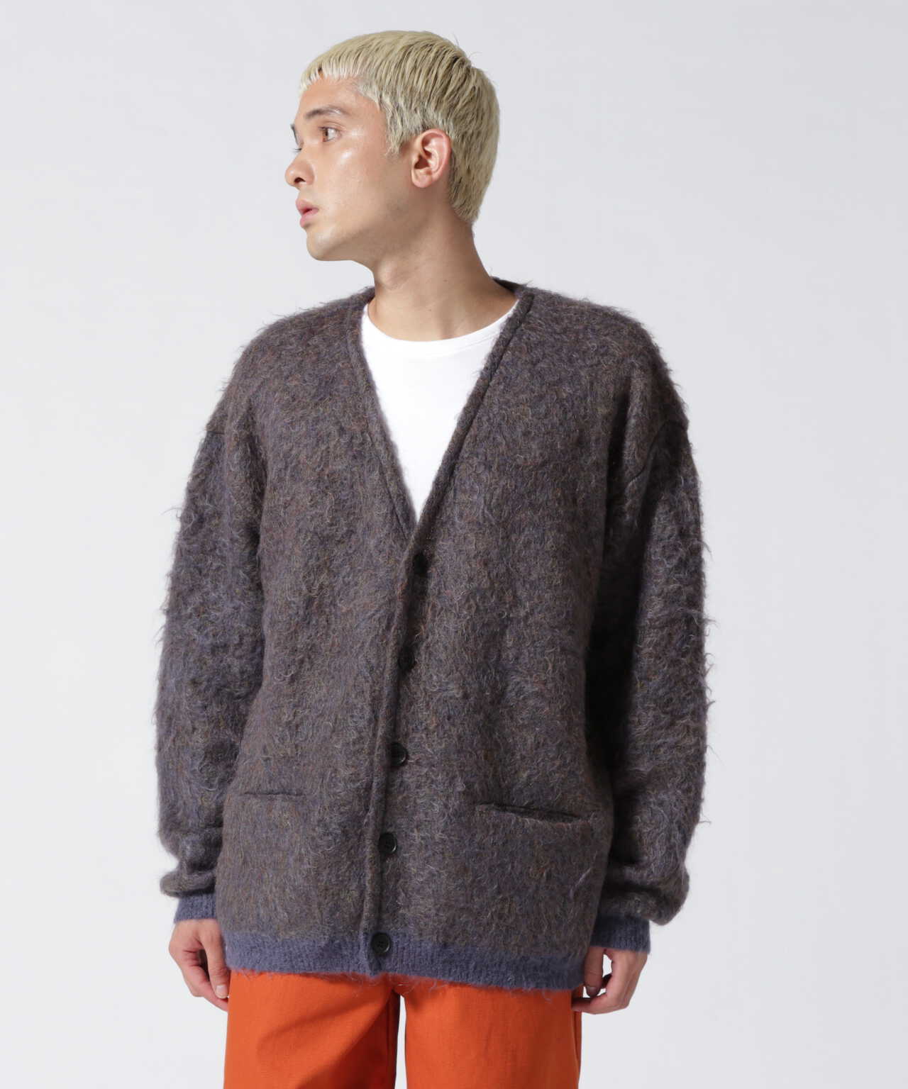 YOKE/ヨーク/4COLOR MIX JACQUARD MOHIAR CARDIGAN | GARDEN 