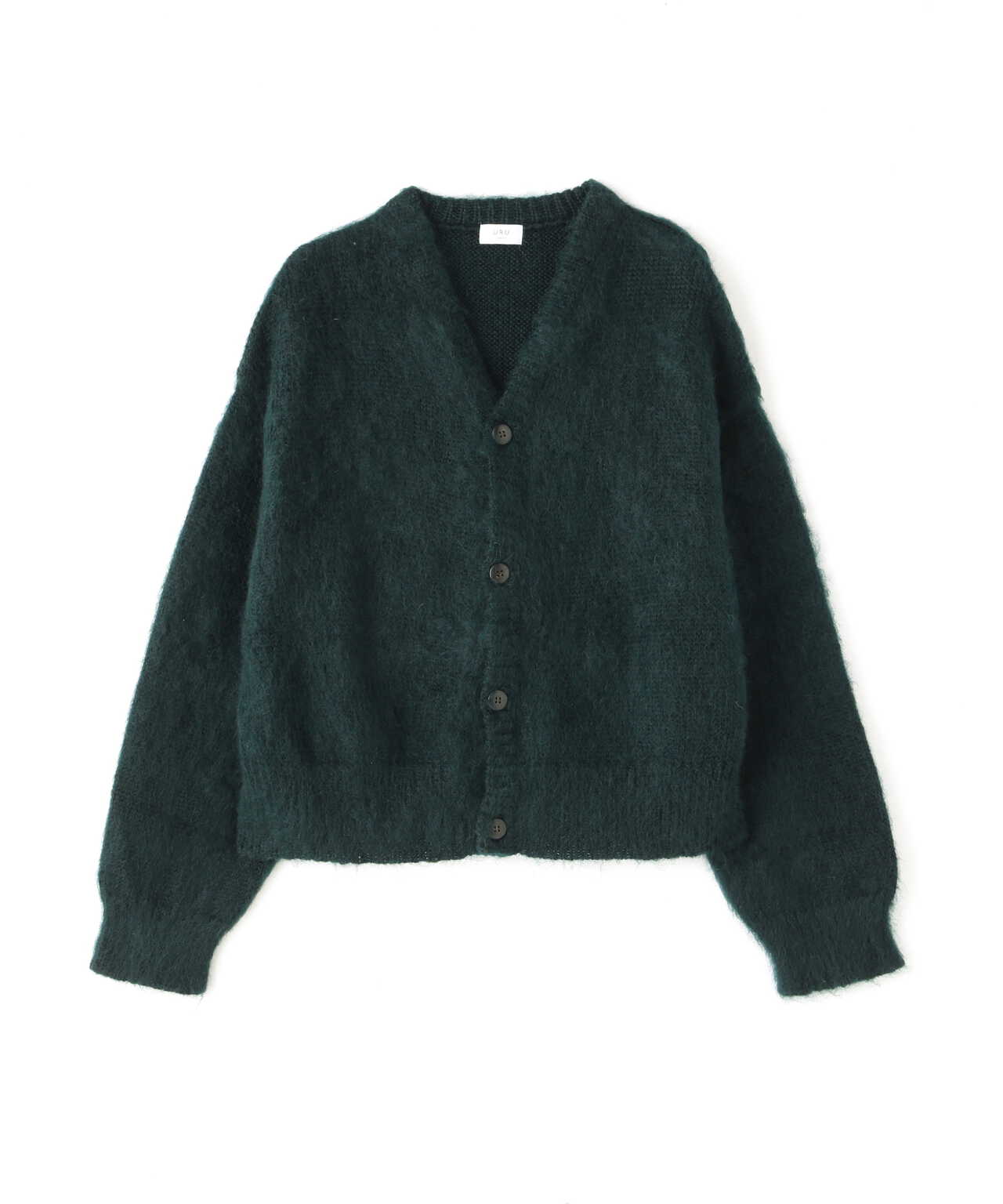 GARDEN TOKYO URU ブラック CARDIGAN CREW KNIT ガーデン ウル