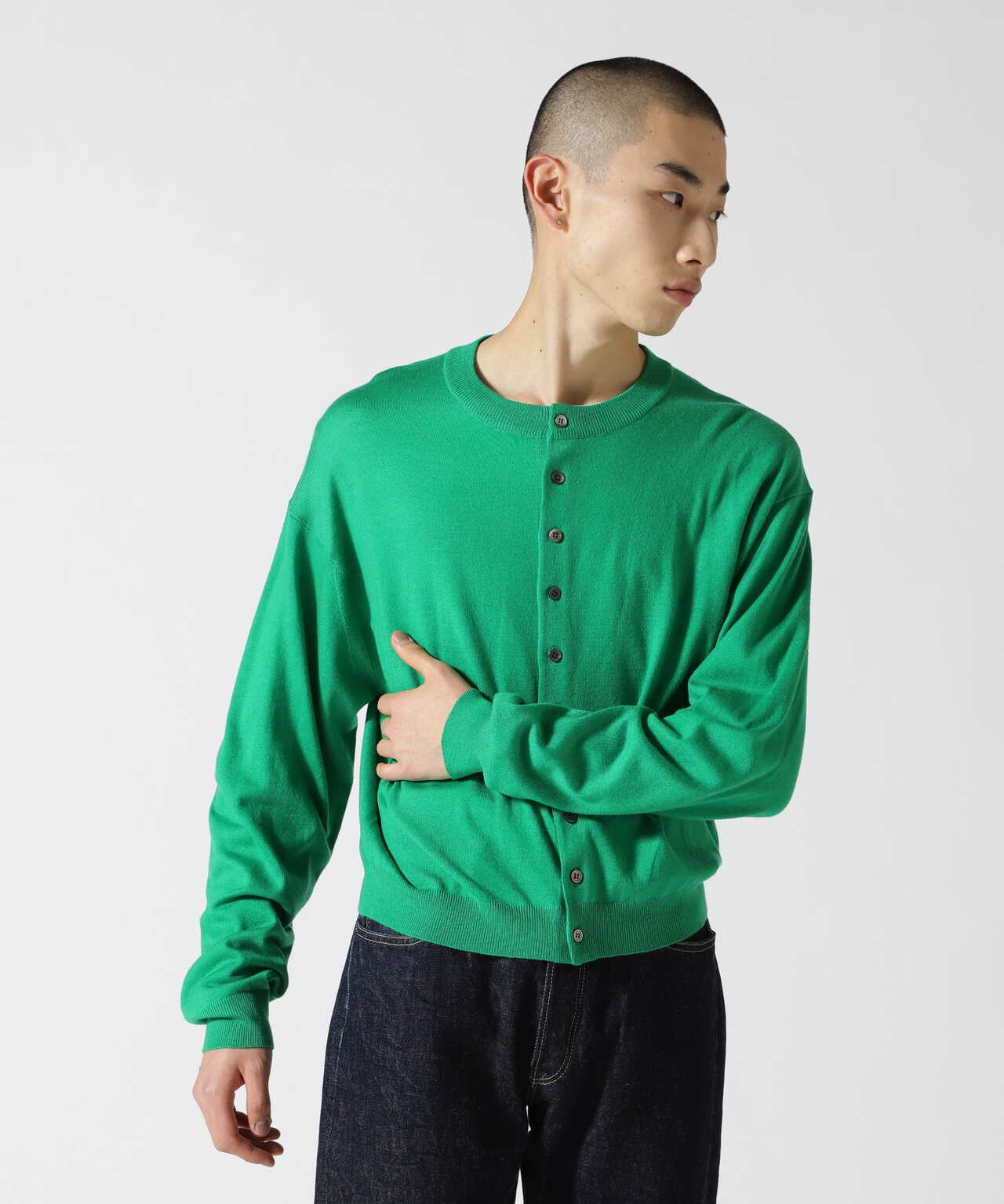 Crepuscule クレプスキュール カーディガン Green size1-