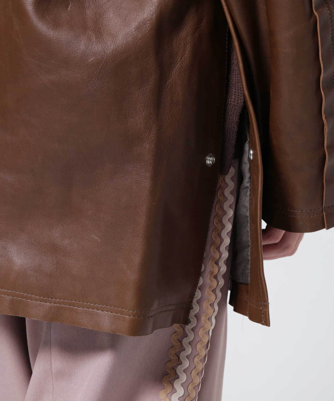 YOKE/ヨーク/Cut-Off Leather Car Coat | GARDEN ( ガーデン ) | US