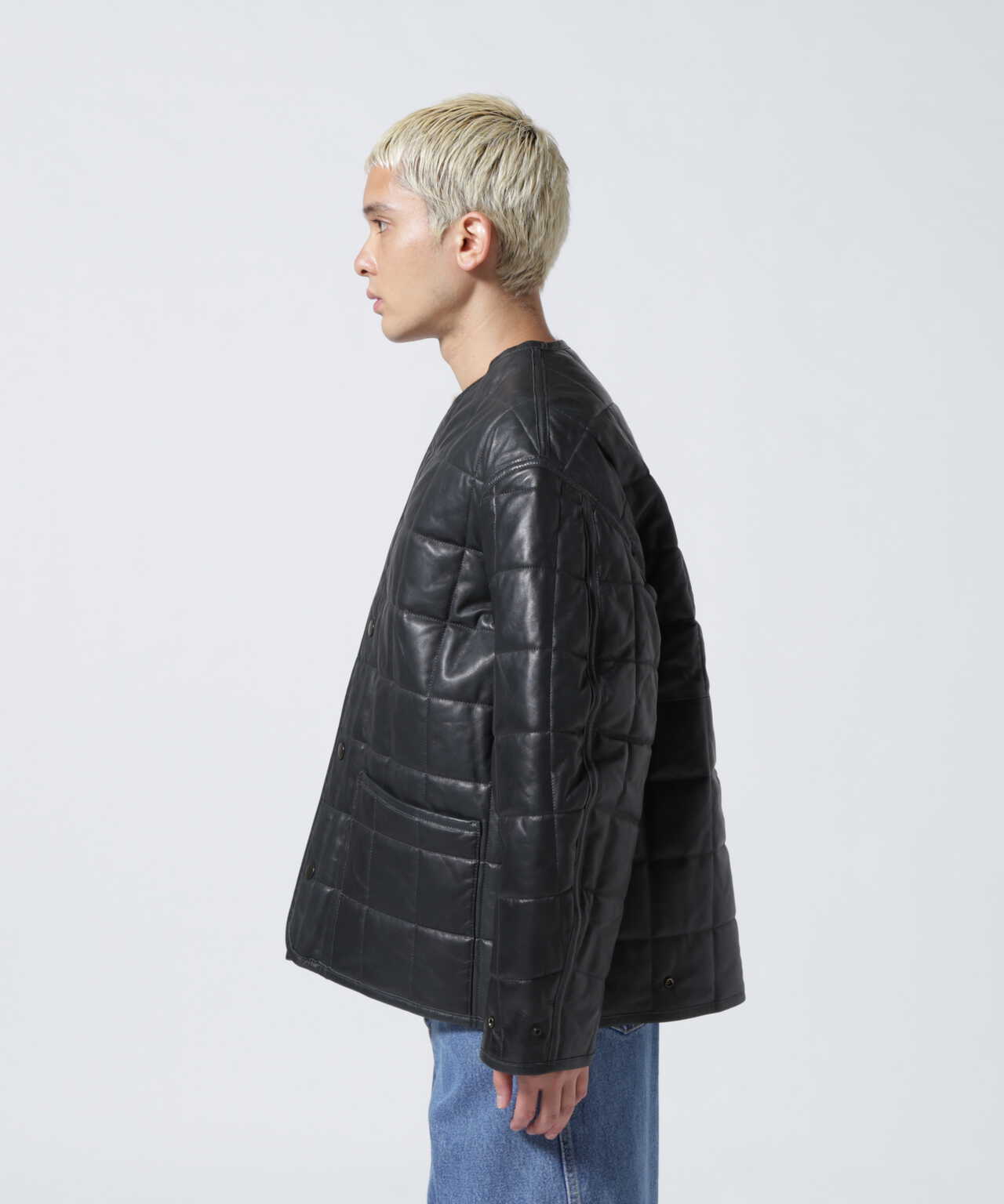 YOKE/ヨーク/Reversible Quilted Leather Linner Blouson