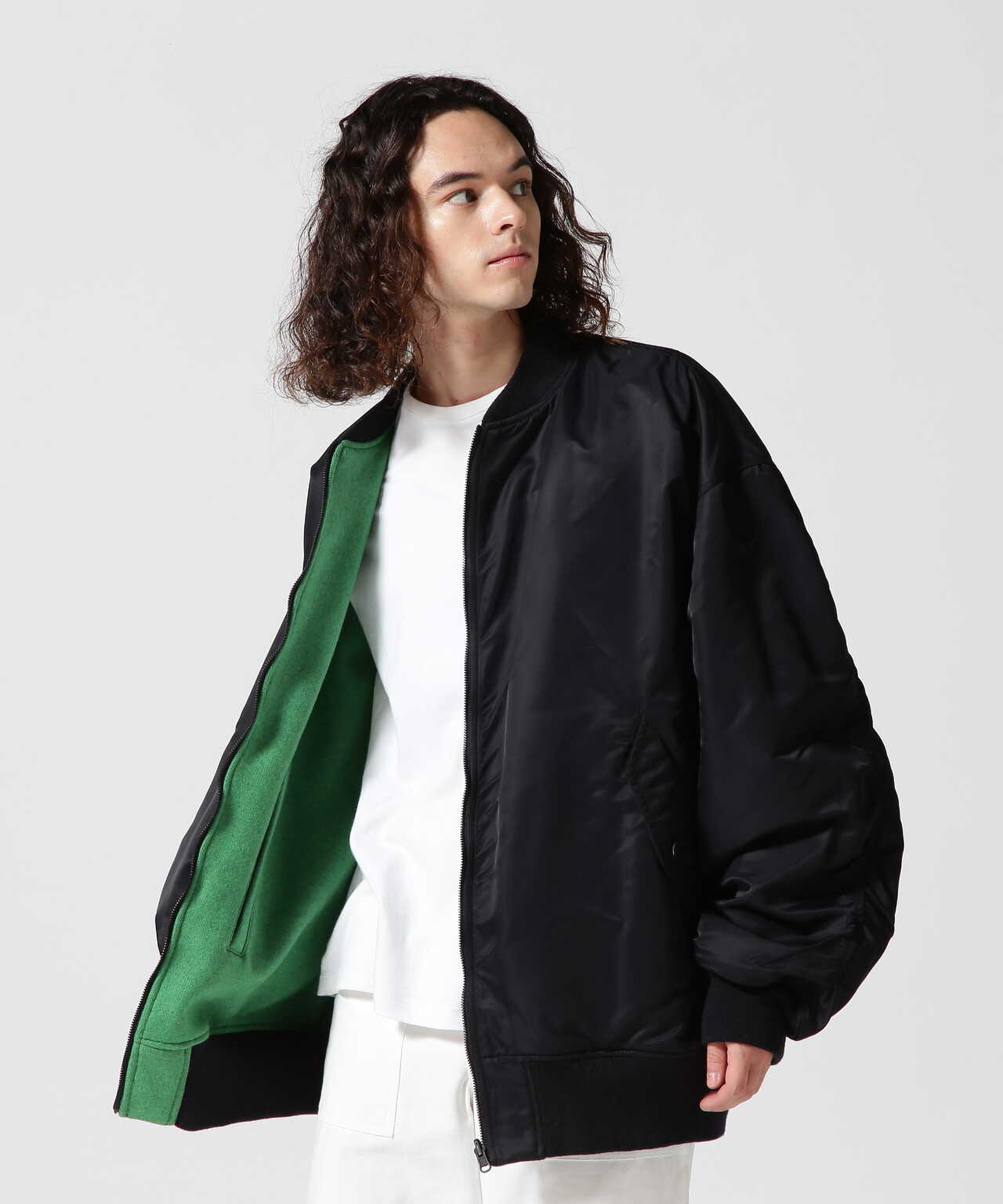 新年の贈り物 定価7.7万 URU URU REVERSIBLE BLOUSON MA-1 サイズ1