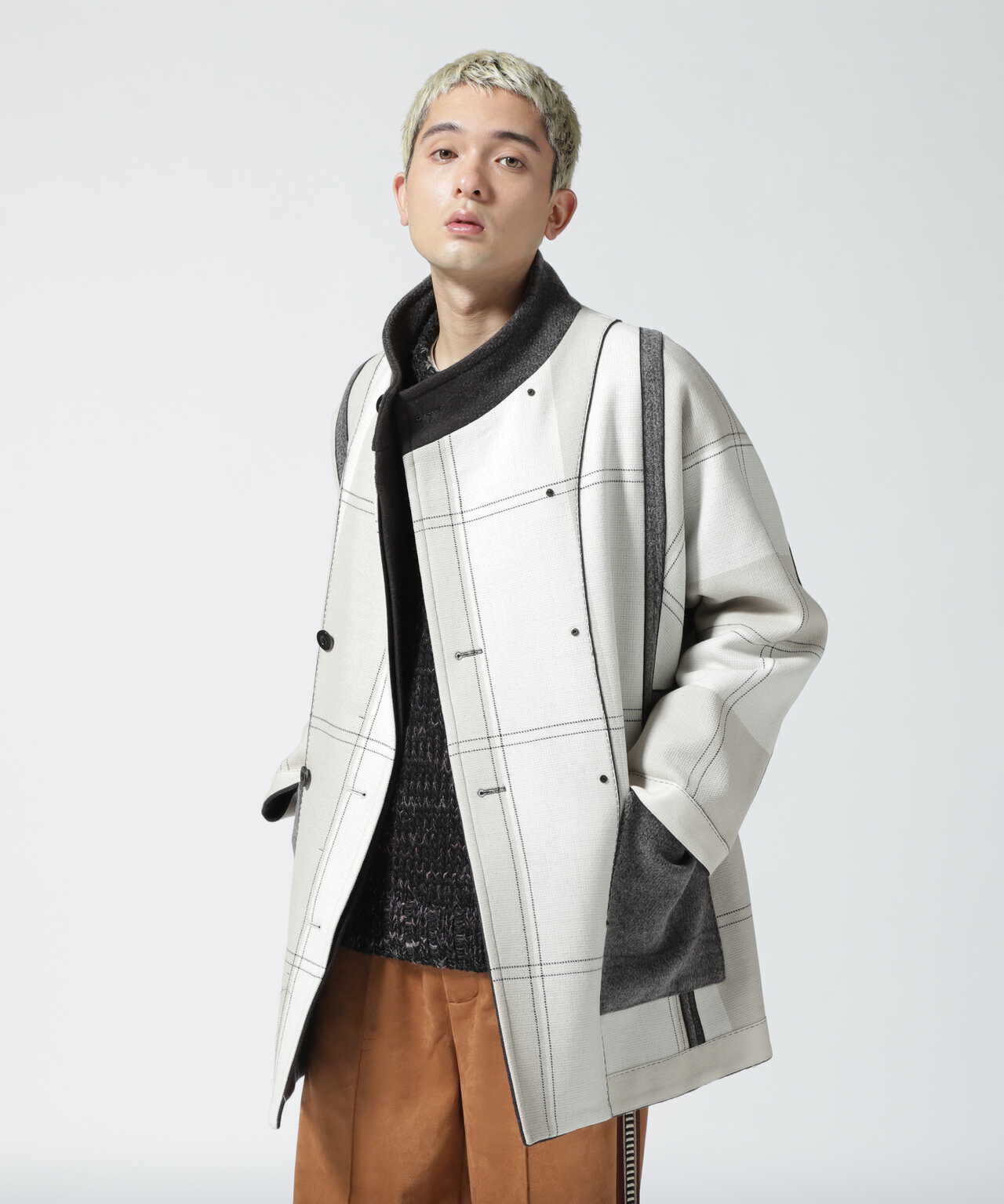 IRENISA 22AW REVERSIBLE STAND HALF COAT 商品が購入 lagoa.pb.gov.br