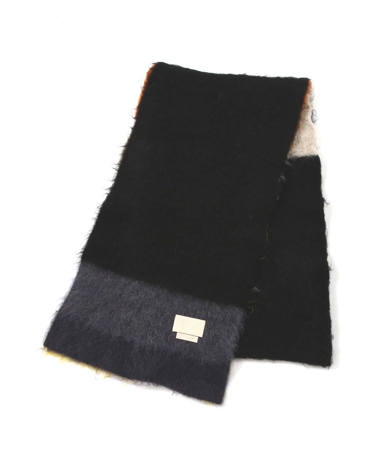 ユニセックスアイテムですYOKE ヨーク STILL BORDER MOHAIR LONG STOLE