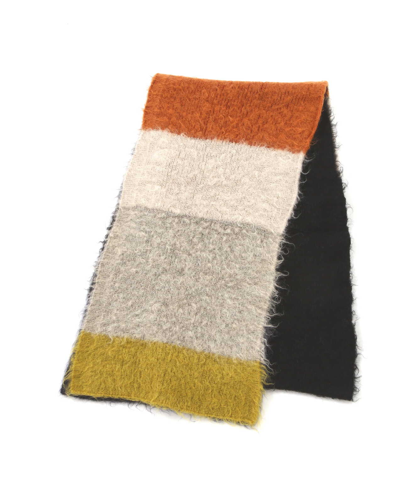 YOKE(ヨーク) STILL BORDER MOHAIR LONG STOLE-