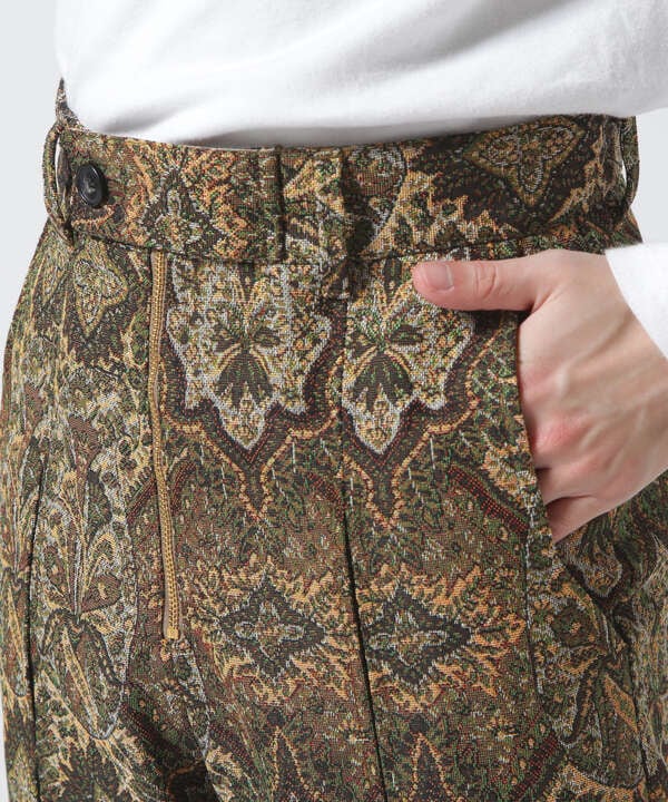 TAUPE/トープ/Paisley Pleats Trousers