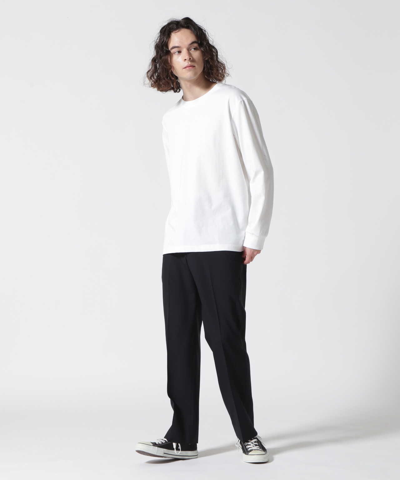 YOKE/ヨーク/STITCHED WOOL STRAIGHT TROUSERS