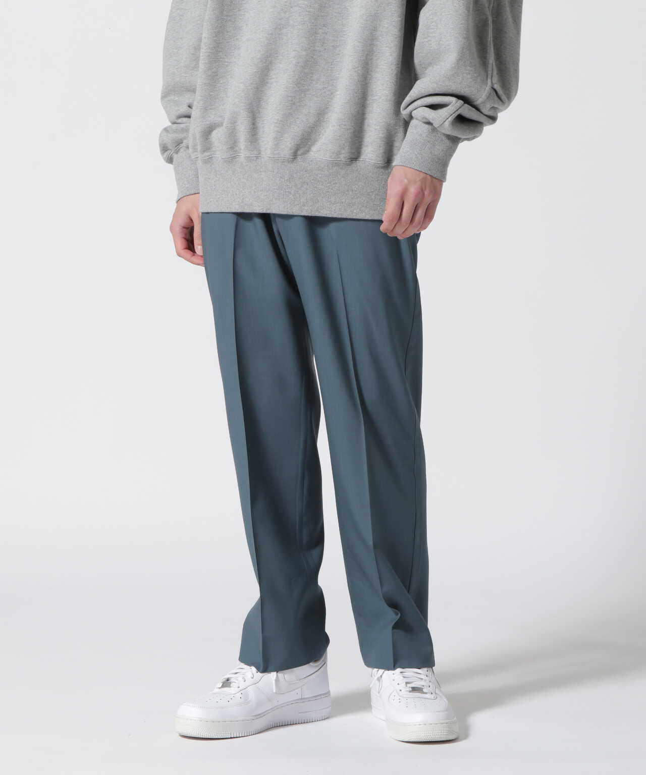 YOKE/ヨーク/STITCHED WOOL STRAIGHT TROUSERS