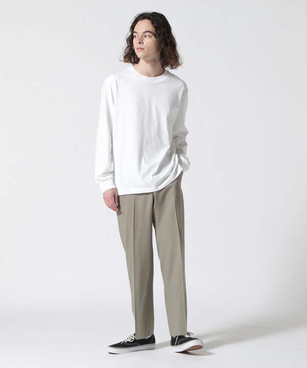 YOKE/ヨーク/STITCHED WOOL STRAIGHT TROUSERS（7883110289） | GARDEN