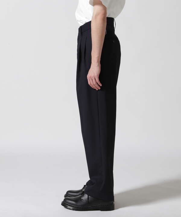 URU/ウル/WOOL TROPICAL - 2 TUCK PANTS