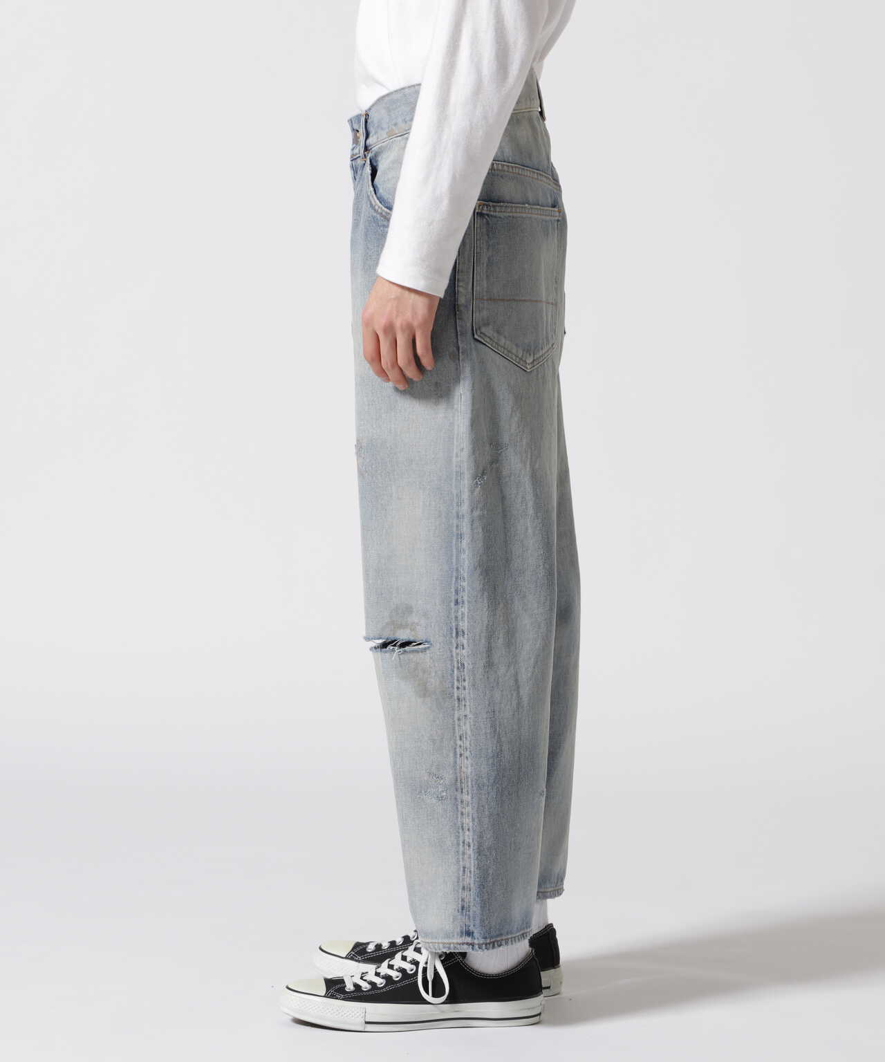 ANCELLM/アンセルム/AGING SELVEDGE TAPERED 5P DENIM PANTS | GARDEN 