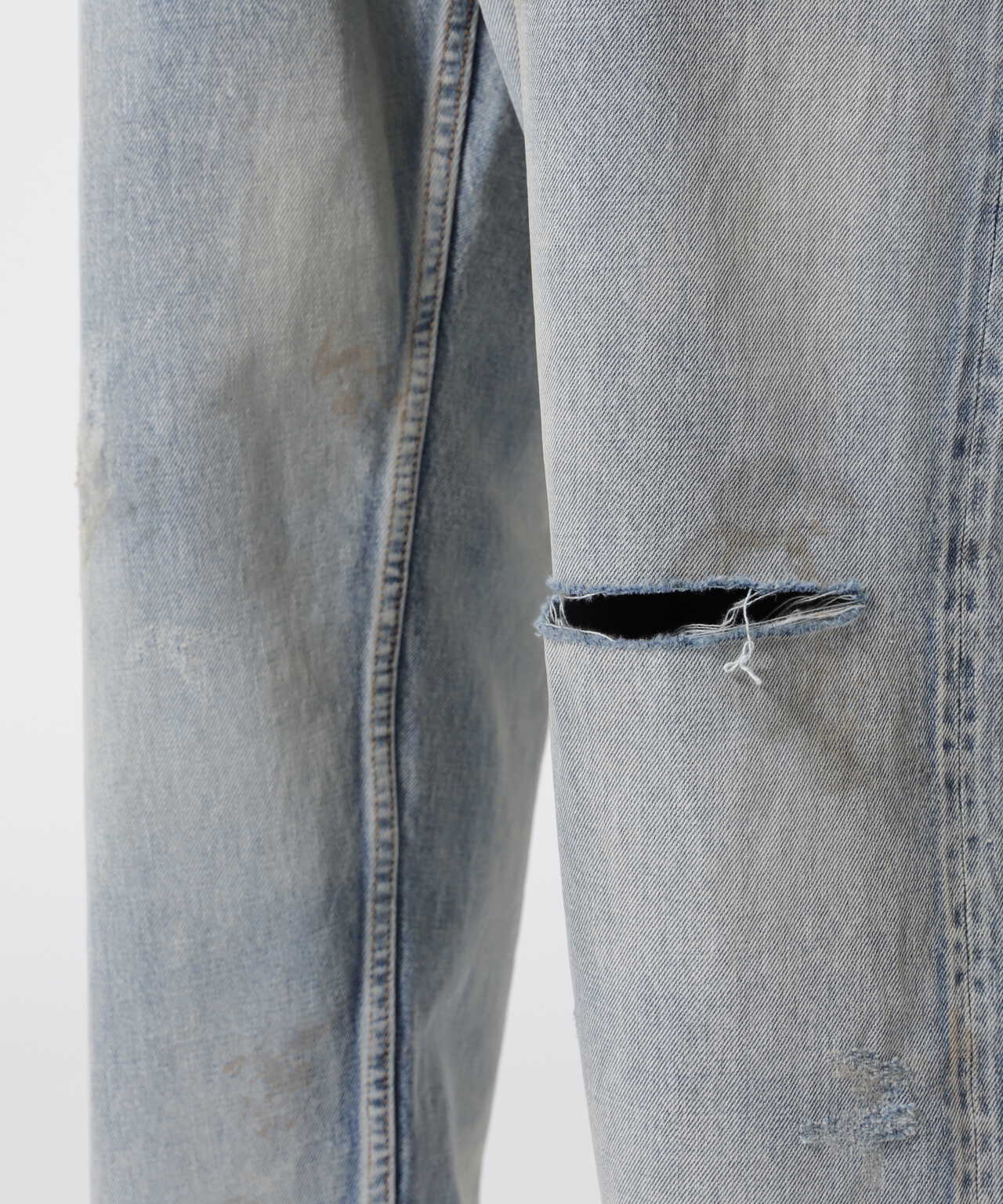 AGING SELVEDGE TAPERED 5P DENIM PANTS | hyundaikudus.com