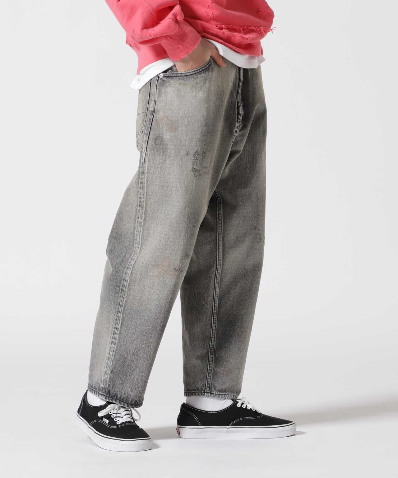 ANCELLM SELVEDGE TAPERED 5P DENIM PANTS | angeloawards.com