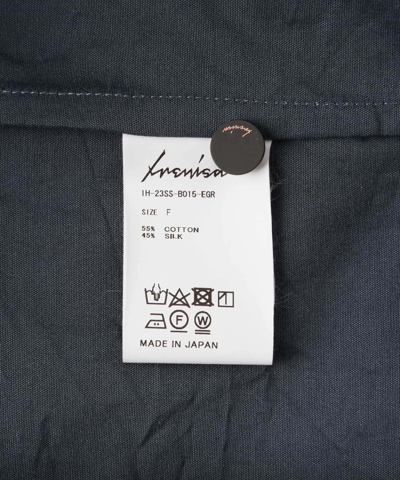 IRENISA/イレニサ/OPEN COLLAR CUTTING SHIRT | GARDEN ( ガーデン ) | US ONLINE  STORE（US オンラインストア）