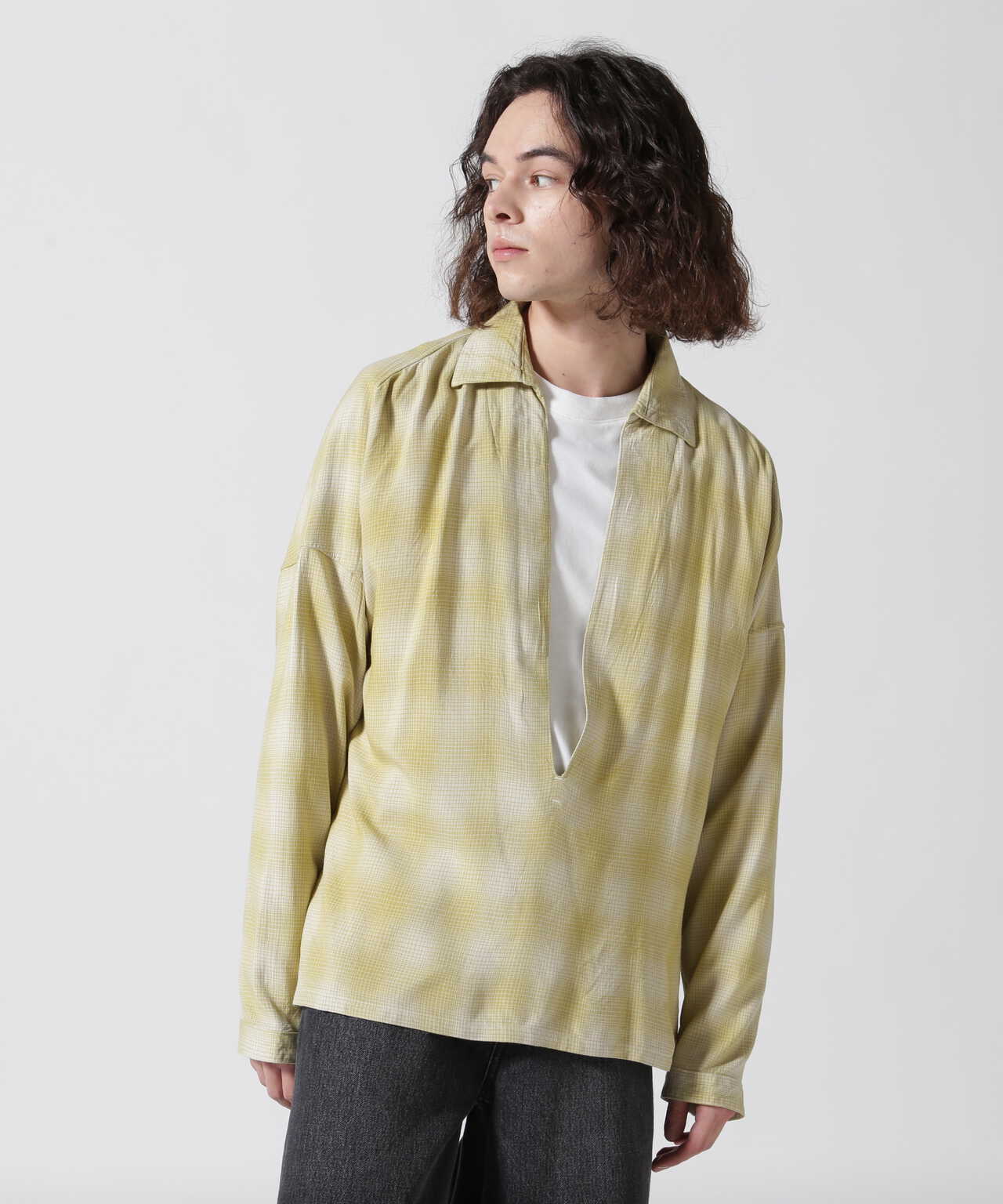 COOTIE】Ombre Check Pullover L/S Shirt | www.innoveering.net