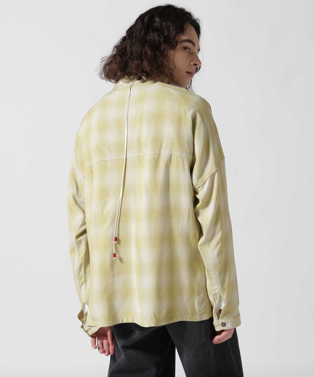 ANCELLM/アンセルム/OMBRE CHECK PULLOVER SHIRT | GARDEN ( ガーデン