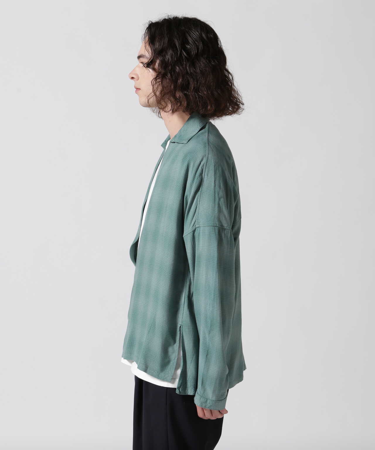 ANCELLM/アンセルム/OMBRE CHECK PULLOVER SHIRT | GARDEN ( ガーデン 