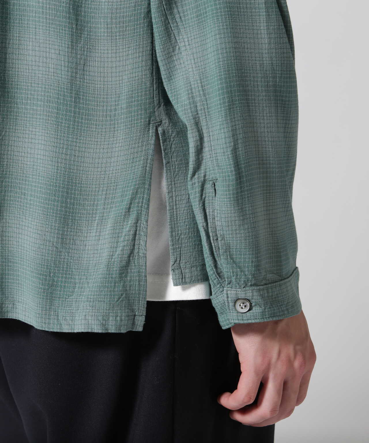 ANCELLM/アンセルム/OMBRE CHECK PULLOVER SHIRT | GARDEN ( ガーデン 