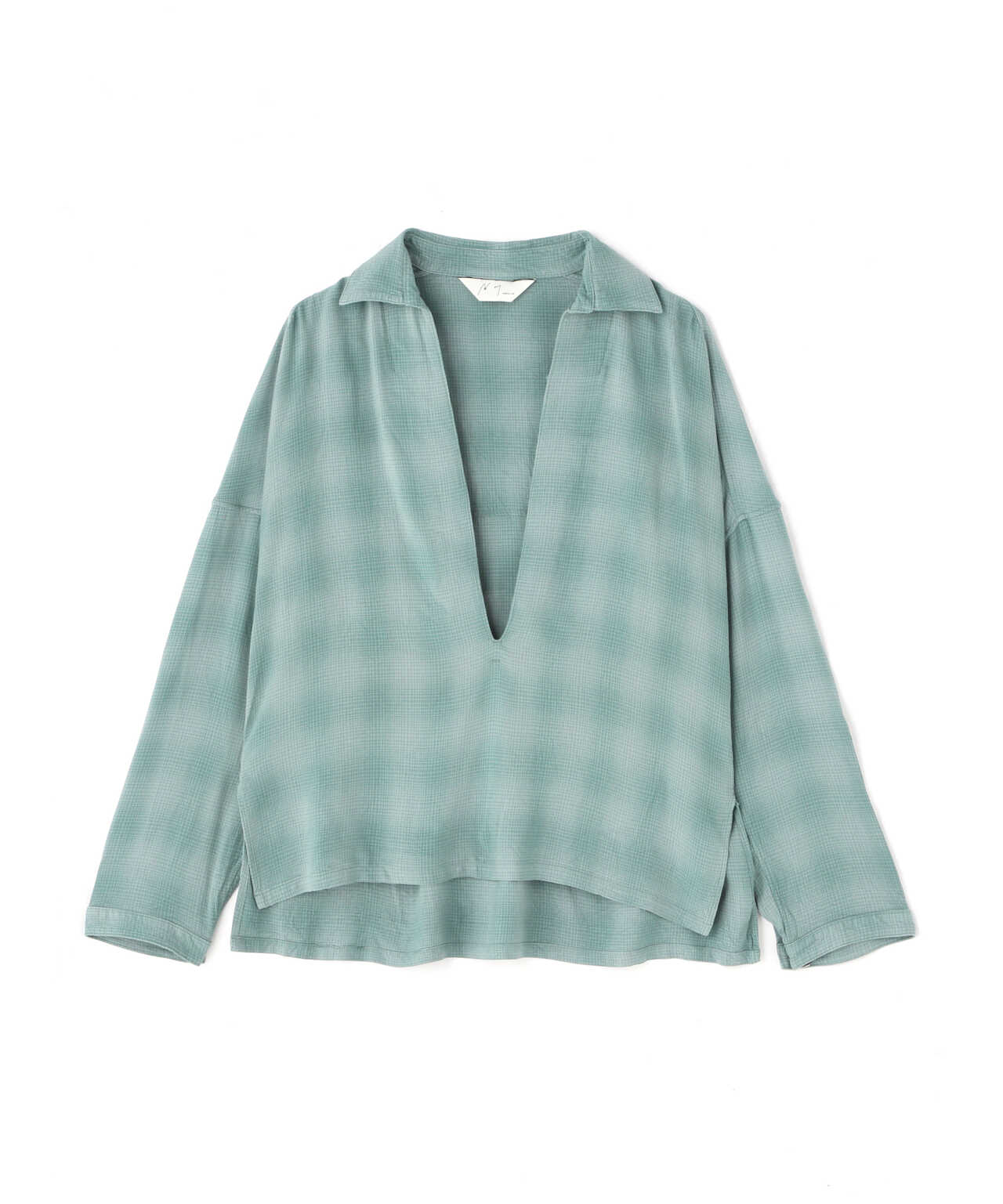 9,200円ANCELLM OMBRE CHECK PULLOVER SHIRT アンセルム