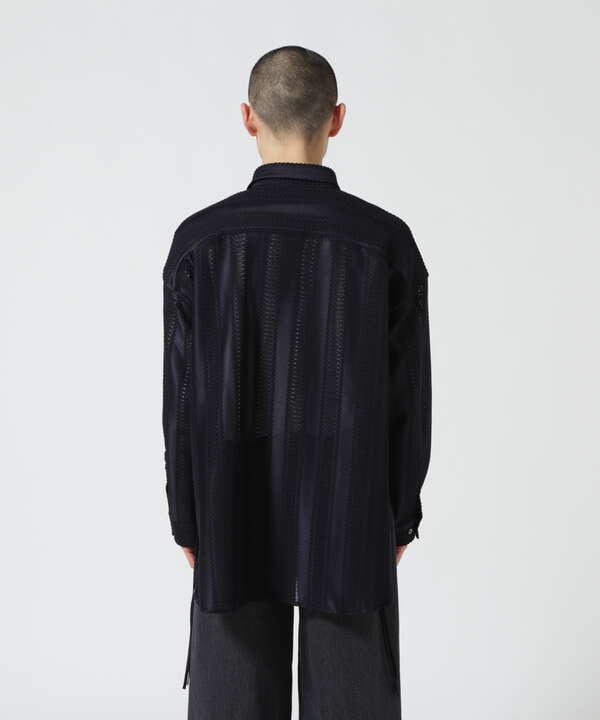 Toironier/トワロニエ/Stripe Lace Regular Fit Shirt