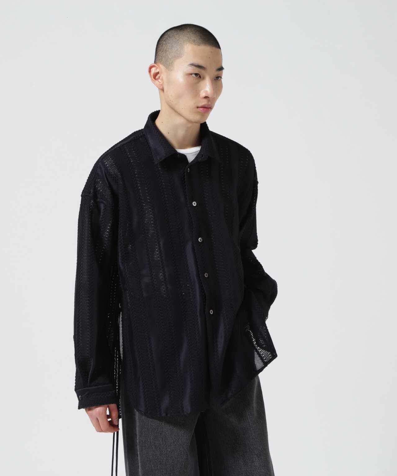 Toironier/トワロニエ/Stripe Lace Regular Fit Shirt | GARDEN