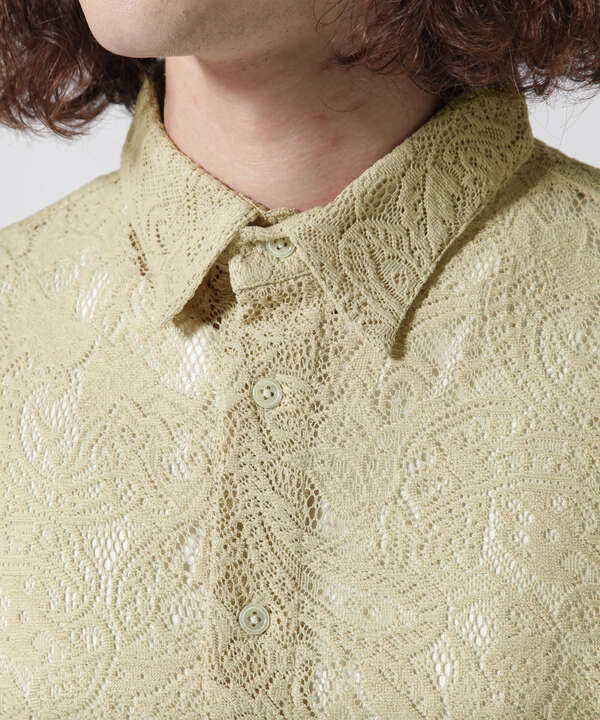 Toironier/トワロニエ/Lace Regular Shirt