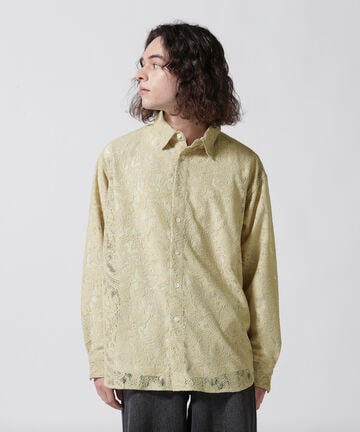 Toironier/トワロニエ/Lace Regular Shirt