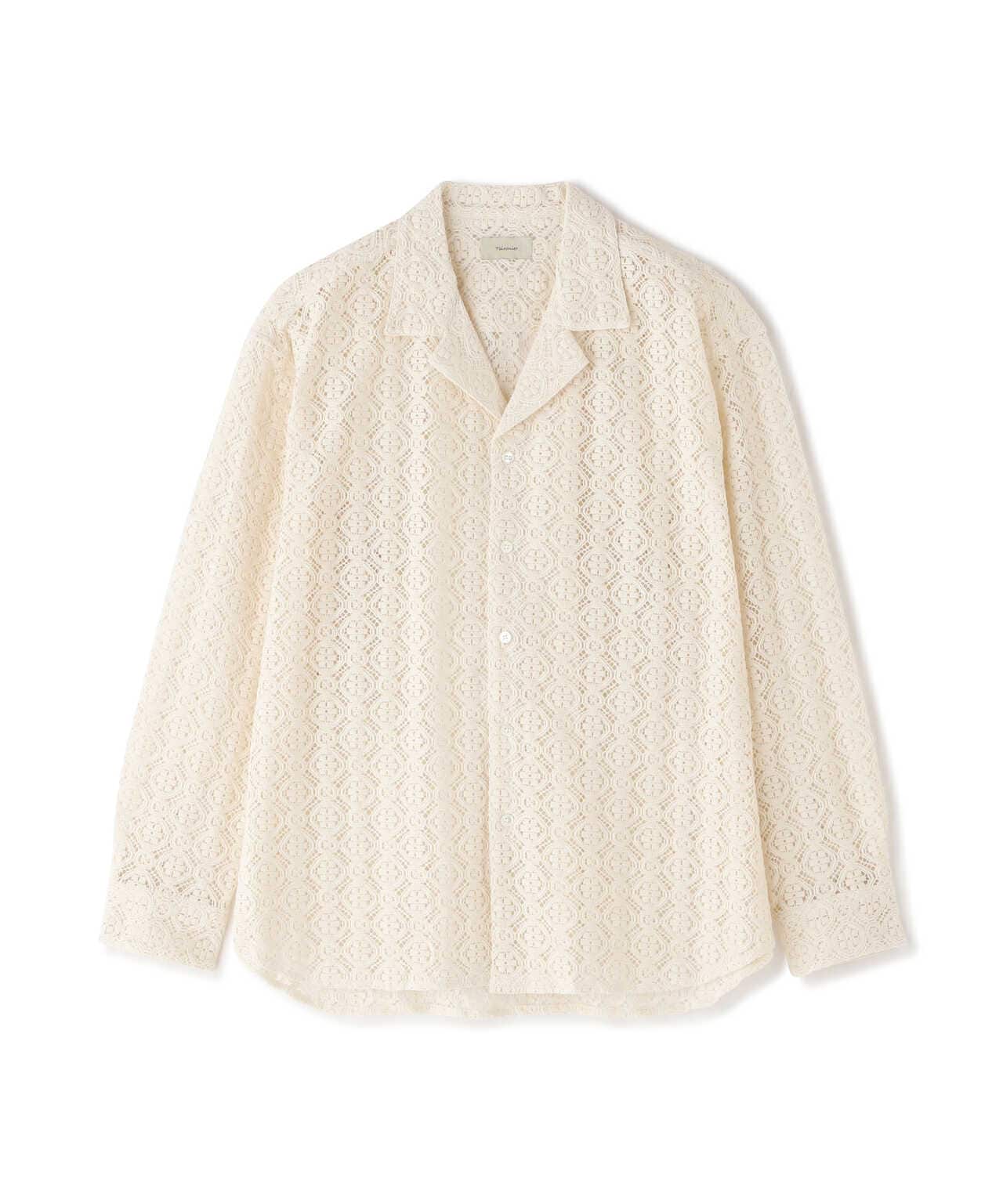 toironierトワロニエ Lace open collar shirts