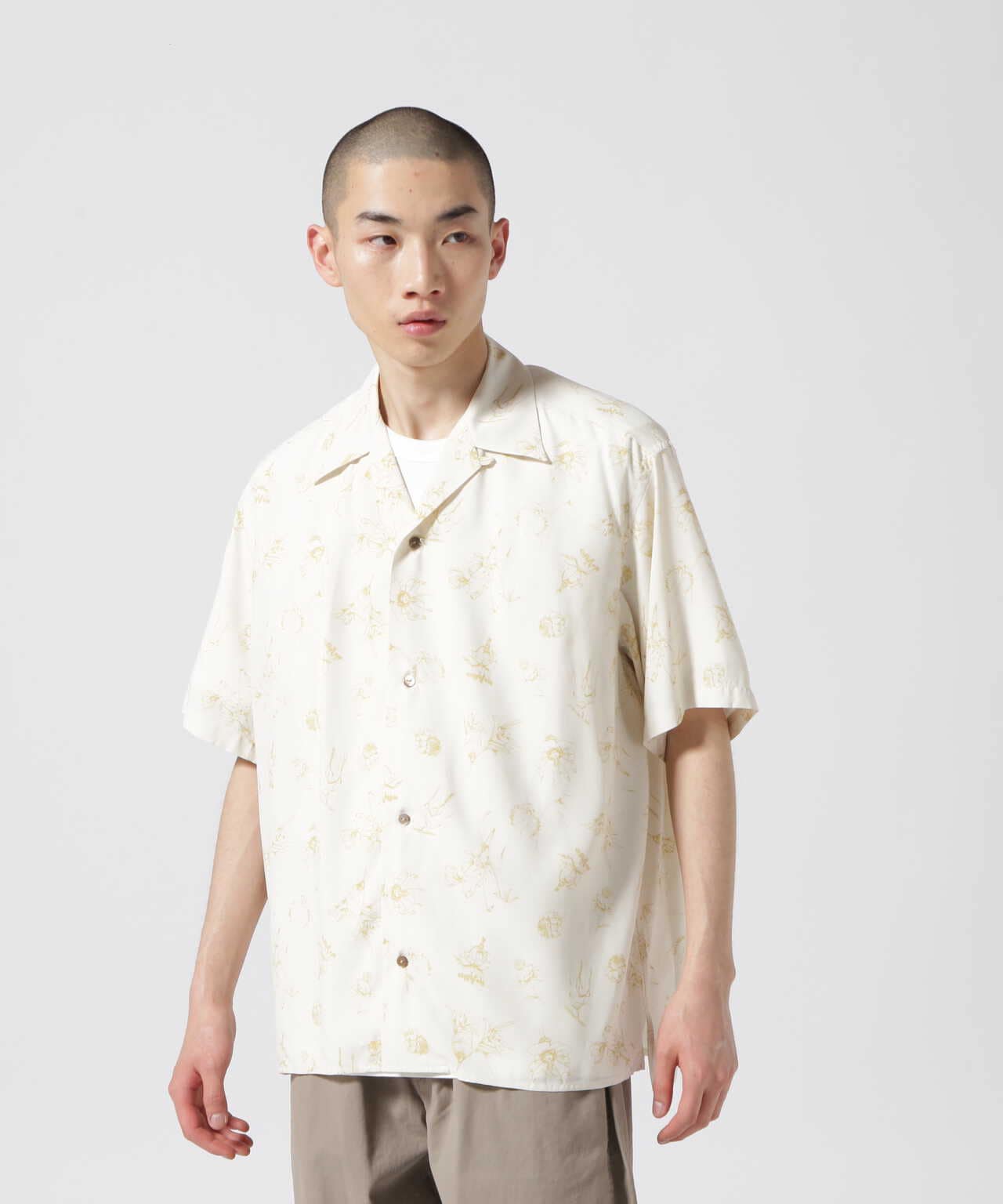 URU/ウル/RAYON PRINT - SHORT SLEEVE SHIRTS | GARDEN ( ガーデン