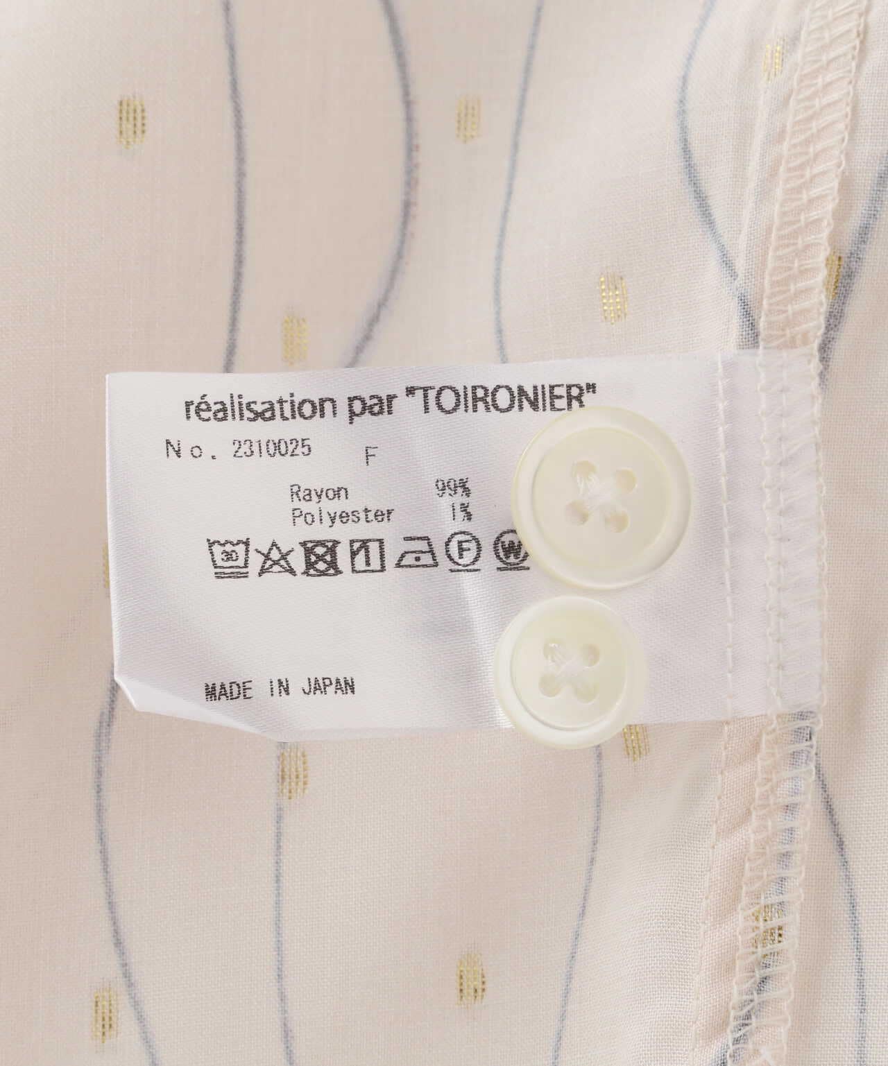Toironier/トワロニエ/DEVEAUX ALOHA SHIRT/アロハシャツ