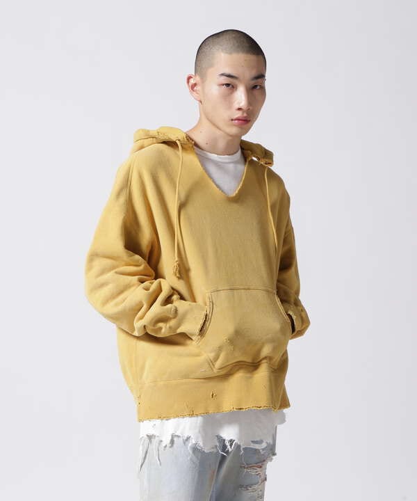 ANCELLM/アンセルム/DYED DAMAGE HOODIE（7883131209） | GARDEN