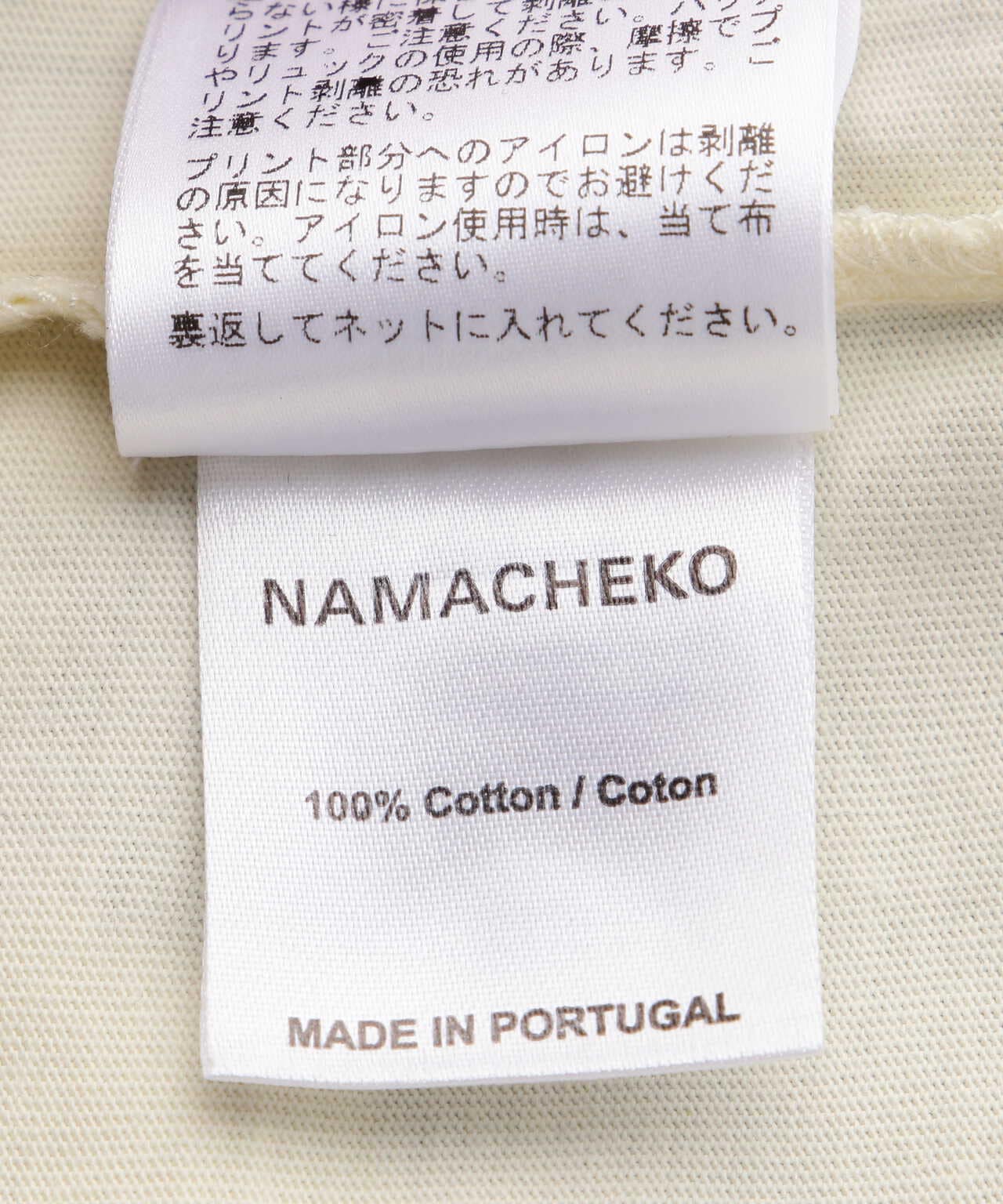 NAMACHEKO/ナマチェコ/Sepol Cotton T-Shirt