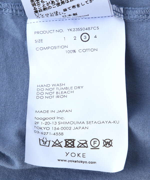 YOKE/ヨーク/Spray Printed T-Shirt/YK23SS0487
