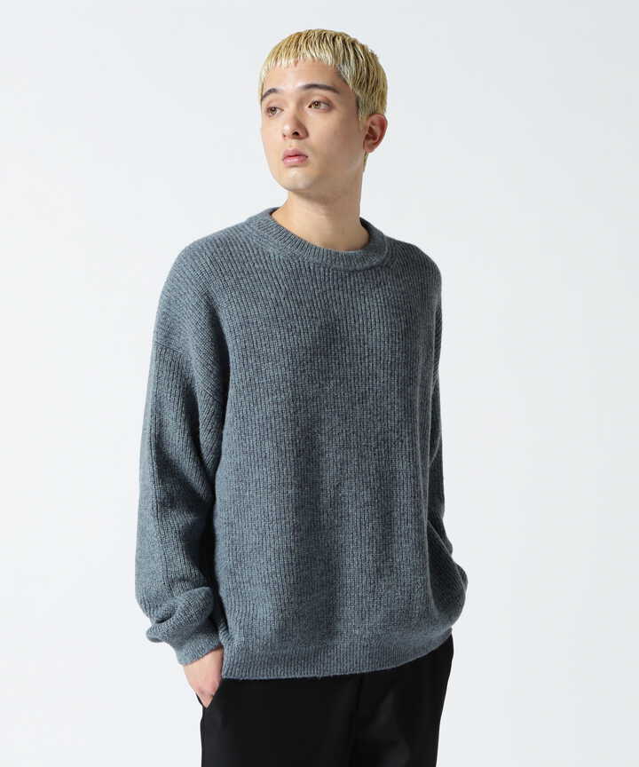 YOKE/ヨーク/BABY ALPACA RIB SWEATER